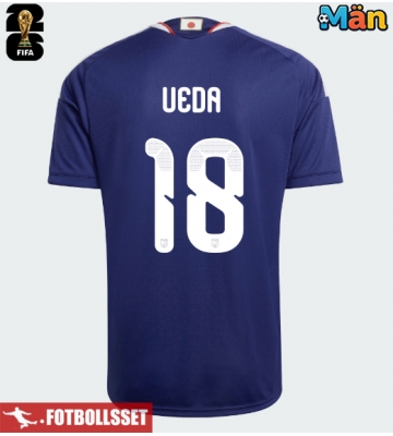 Japan Ayase Ueda #18 Hemmatröja VM 2026 Kortärmad